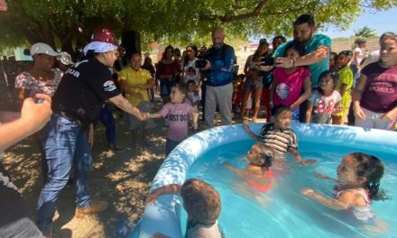 Gobierno de Aragua llevó alegría a niños y niñas de tres comunidades de Lamas