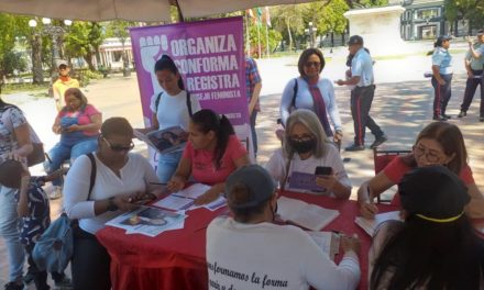 Mujeres aragüeñas se registran para organizar los Consejos Feministas
