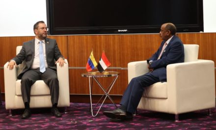 Venezuela y Sudán ratificaron necesidad de profundizar intereses compartidos