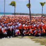 Trabajadores de Conviasa realizaron caminata por el 19ºaniversario de la estatal aérea