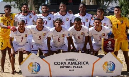 Venezuela cayó ante Chile en su segundo compromiso de la Copa América de Fútbol Playa