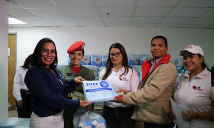 Trabajadores del Ministerio de Industria y Producción Nacional recibieron medicamentos e insumos médicos del Suaf y GHP