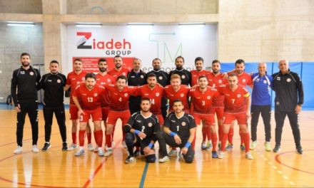 Líbano sumó tercer éxito preparatorio camino a la Copa Árabe de Futsal