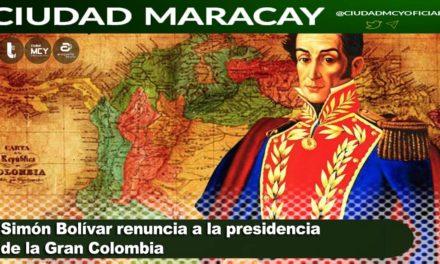 #Efeméride | 1830: Simón Bolívar renunció a la presidencia de la Gran Colombia