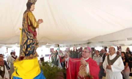 Proclamaron a la Virgen Vencedora Patrona del Cuartel Montilla en La Victoria
