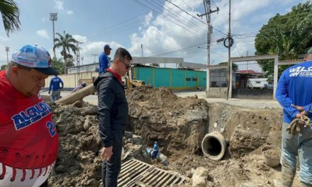 Alcaldía de Sucre optimiza drenaje de aguas pluviales en sector Barrancón de Cagua