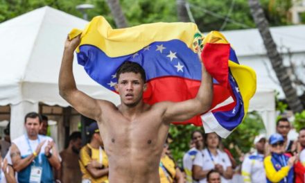 Venezuela alcanzó siete medallas de oro y una de plata en lucha Santa Marta 2023