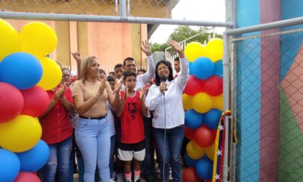 Gran Misión Barrio Nuevo Barrio Tricolor recuperó cancha deportiva en San Mateo