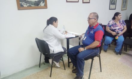 Realizada jornada de salud para trabajadores del IAE Dr. Arnoldo Gabaldón
