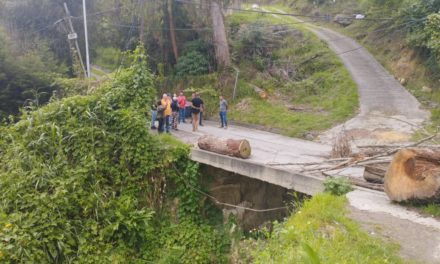 Autoridades del municipio Tovar supervisaron socavamiento en La Ballesta