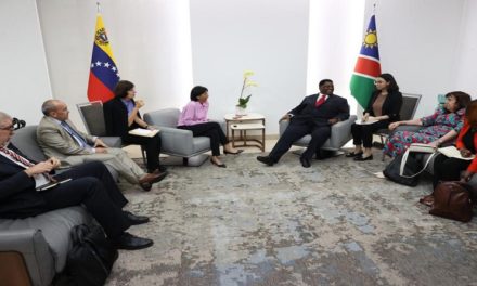 Namibia y Venezuela revisan acuerdos de cooperación en diferentes áreas