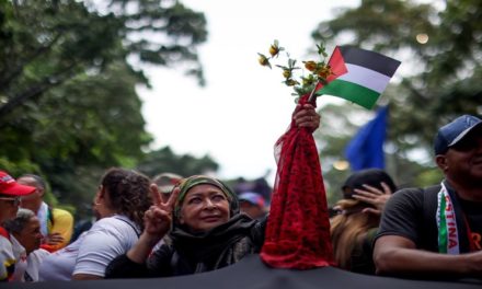 Pueblo caraqueño se movilizó en apoyo a Palestina
