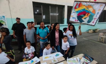Actividad «Pinta el Esequibo» fomenta la identidad nacional en los niños aragüeños