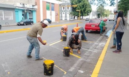 Vías de Aragua ejecutó labores de mantenimiento en calles de Aragua