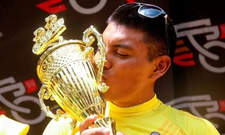 El ecuatoriano Caicedo, el primer campeón extranjero de la Vuelta al Táchira