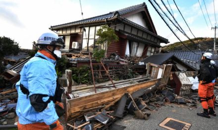 Asciende a 65 número de fallecidos en Japón debido a los terremotos