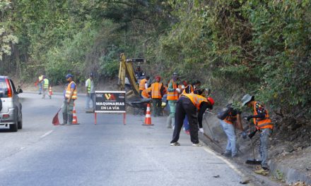 Rehabilitados más de 18 kilómetros de la carretera Maracay – Ocumare