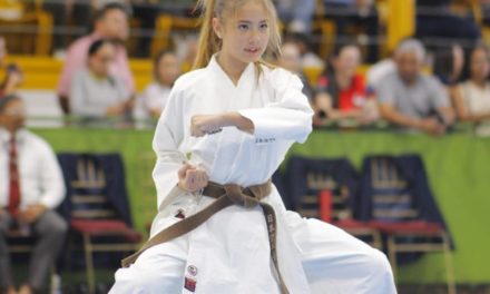 La karateca Camila Molina un ejemplo de disciplina y constancia