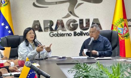 Gobernadora Karina Carpio se reunió con la Vicepresidencia Sectorial de Obras Públicas y Servicios
