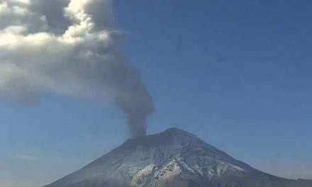 Reportan aumentó de actividad en volcán Popocatépetl de México