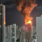 Un incendio consumió edificio en Brasil