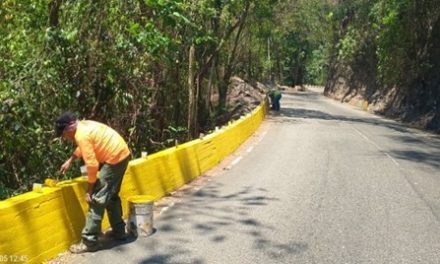 Gobierno de Aragua realiza rehabilitación integral de la carretera hacia Ocumare de la Costa