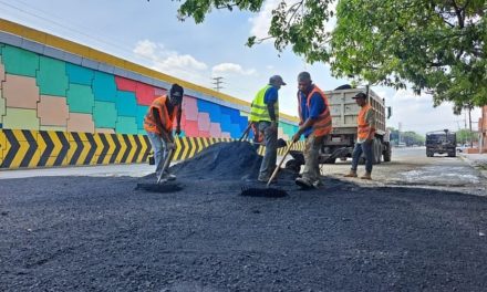 Realizadas labores de pavimentado en Girardot