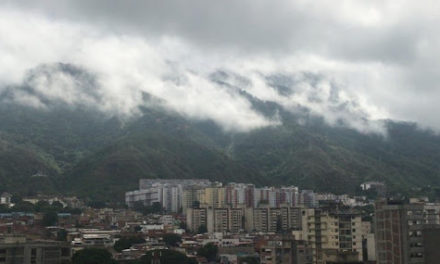 Inameh prevé este sábado mantos nubosos en buena parte del país con lluvias dispersas