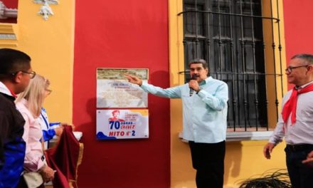 Presidente Nicolás Maduro reinauguró la Casa de la Cultura de La Victoria