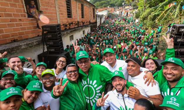 Partido Verde de Venezuela se desplegó con gran caminata y actividades en Carabobo*