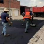 Plan de asfaltado en Guasimal Alcaldía de Girardot avanza