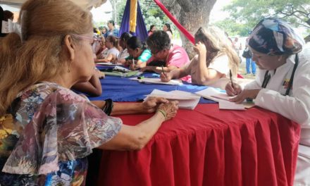 Familias de Zuata atendidas con Jornada Integral de Salud y Recreación