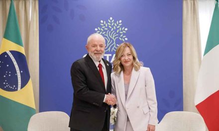 Meloni y Lula abordan en cumbre del G7 vínculos entre Italia y Brasil