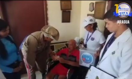 Suaf entregó medicamentos y ayudas humanitarias en Ocumarito Norte