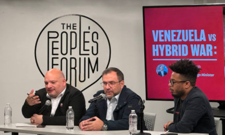 Desarrollan conversatorio “Venezuela contra la Guerra Híbrida” en EE.UU.