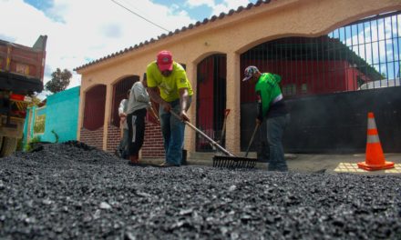 Optimizadas vías de Samancito con el Plan de Asfaltado en  Samán de Güere