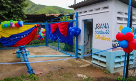 «Proyectos del Pueblo» materializó el servicio de agua potable en Mariño