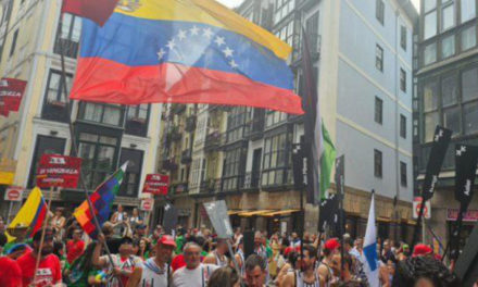 Expresiones de solidaridad con Venezuela se mantienen en Bilbao