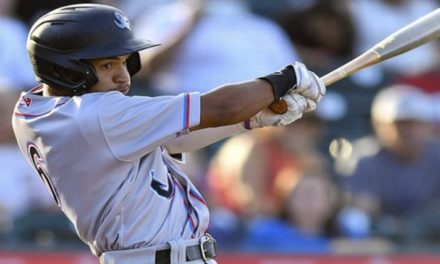 Venezolano Javier Sanoja debutó los Marlins de Miami