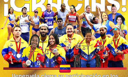 Venezuela rozó su mejor resultado histórico en Juegos Paralímpicos