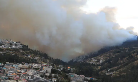 Reportan nuevos incendios en barrios de la capital ecuatoriana