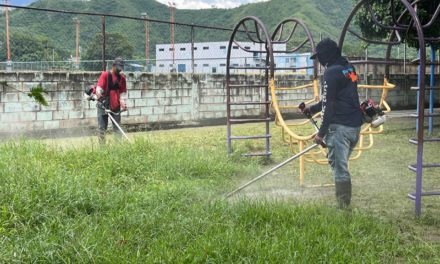 Ejecutan acciones para la recuperación de espacios públicos en Girardot