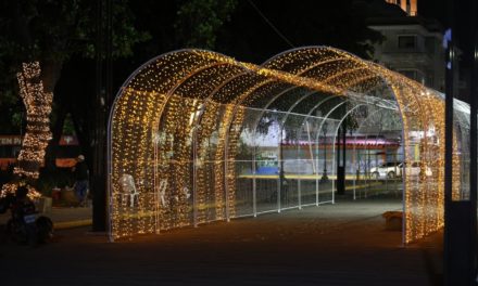 Plaza Bolívar de Maracay enciende su luz para abrir la Navidad