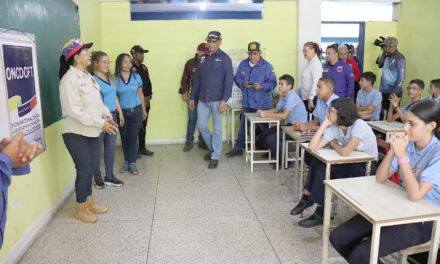 Gobierno Bolivariano fortalece la prevención ciudadana en las escuelas de Aragua