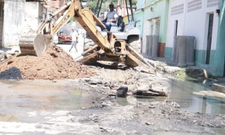 Alcaldía de Bolívar inició trabajos de sustitución de colectores de aguas residuales