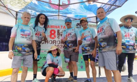 Alrededor de mil doscientos caminantes se sumaron a la Caminata 48K de Choroní