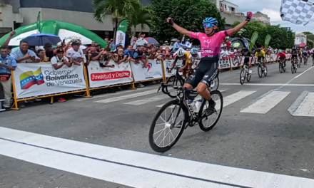 Luis Pinto triunfa en la segunda etapa de ciclismo «Vuelta a Venezuela 2024»