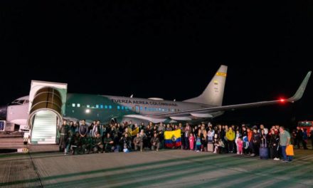 Arribó a Colombia otro vuelo con connacionales repatriados de Líbano