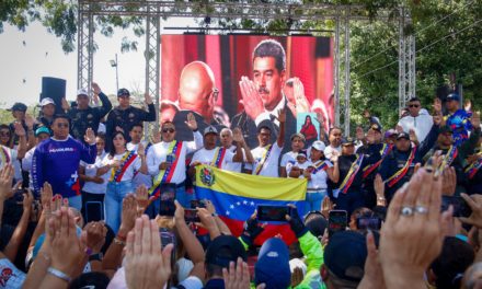 Mariñenses festejaron la juramentación del presidente Maduro