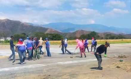 Fundaragua realizó labores de mantenimiento en Aeropuerto Tacarigua